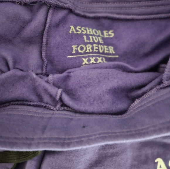 NWOT Assholes Live Forever Shorts XXXL - Picture 3 of 3